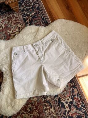 Vintage 90s Ralph Lauren Jeans Co. White Jean Denim Shorts Size 8